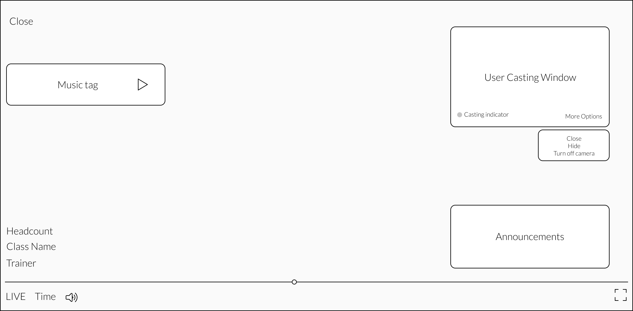 BODcast wireframes